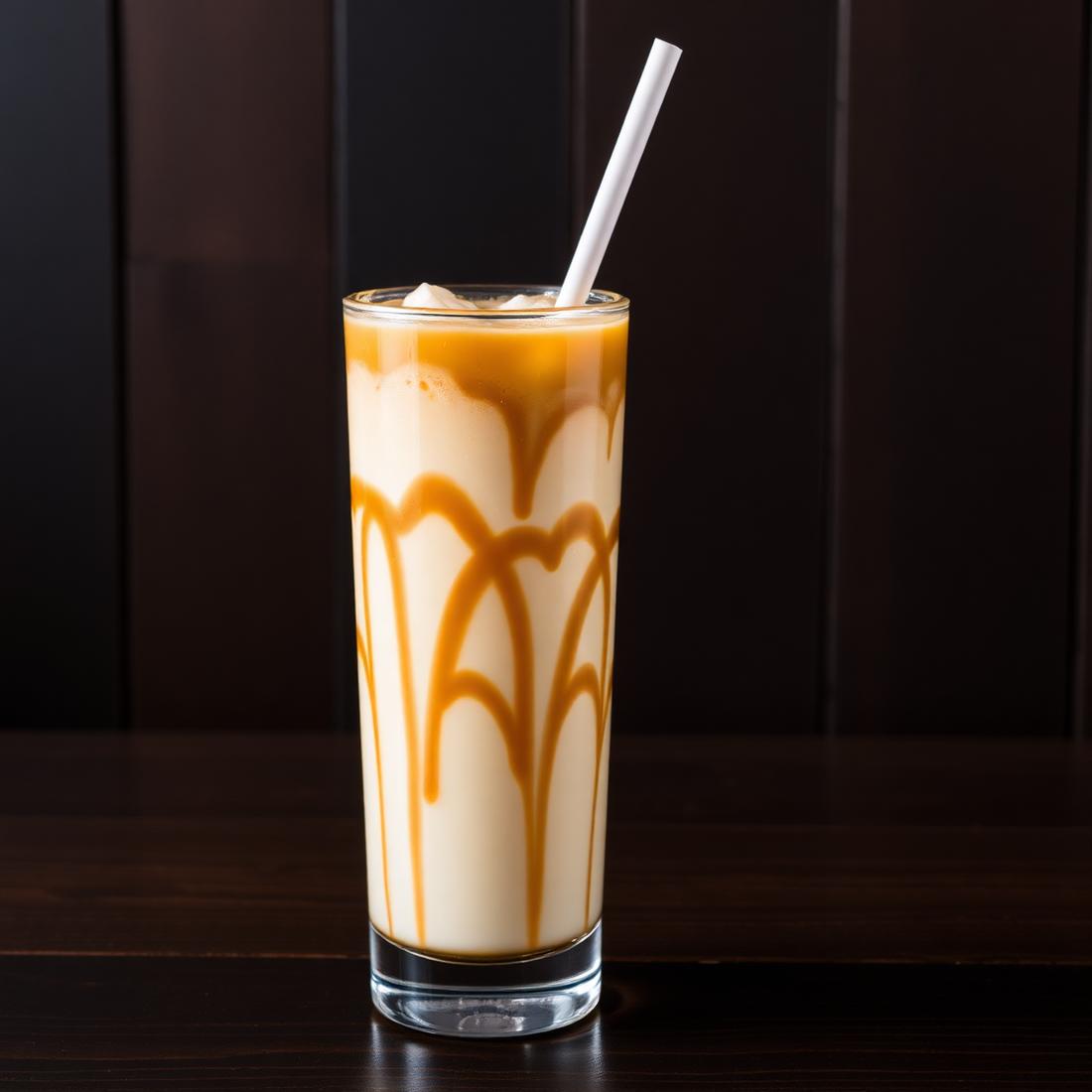 Iced caramel macchiato